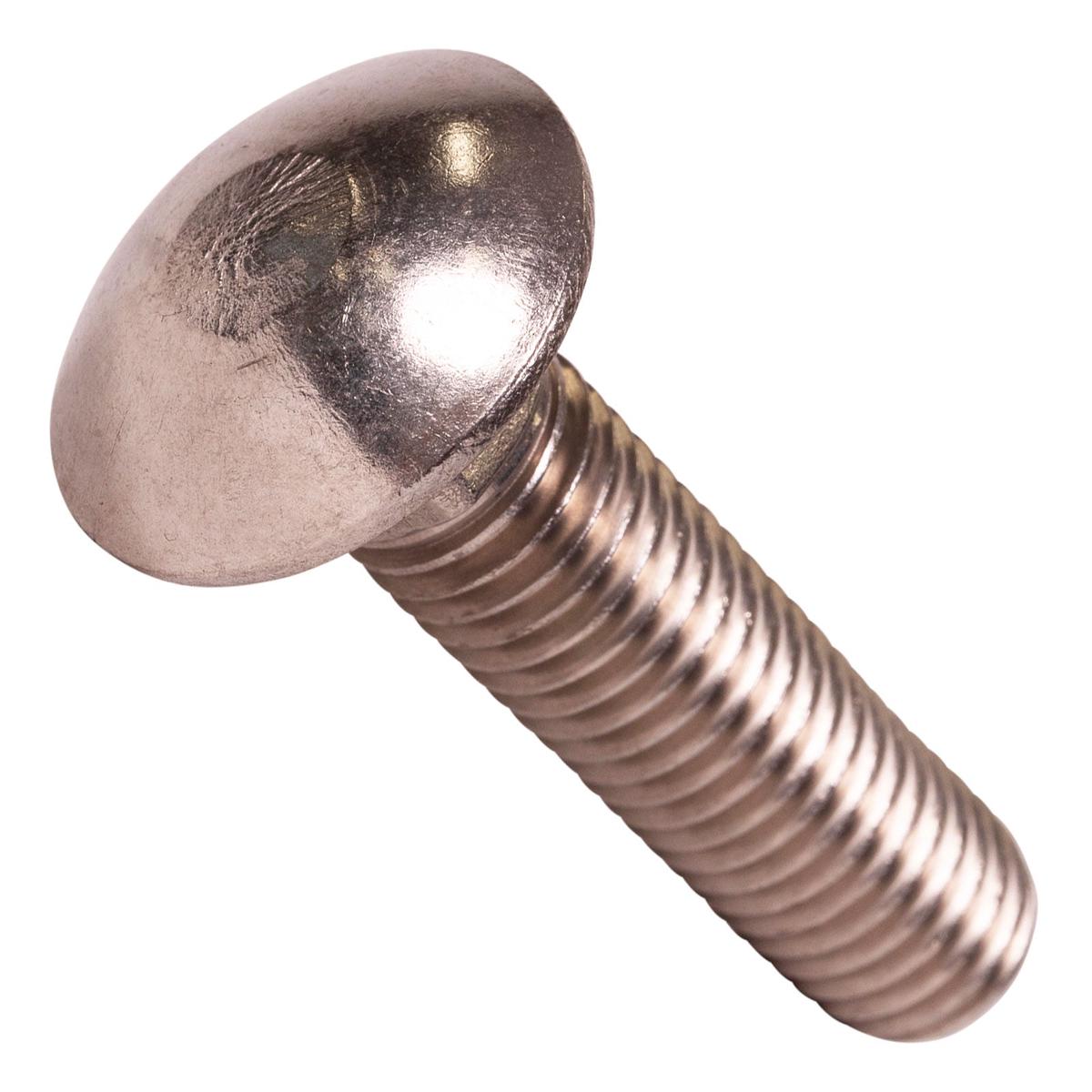 Conquest 5/8" x 2-1/2" Carriage Bolt - 18-8 Stainless Steel