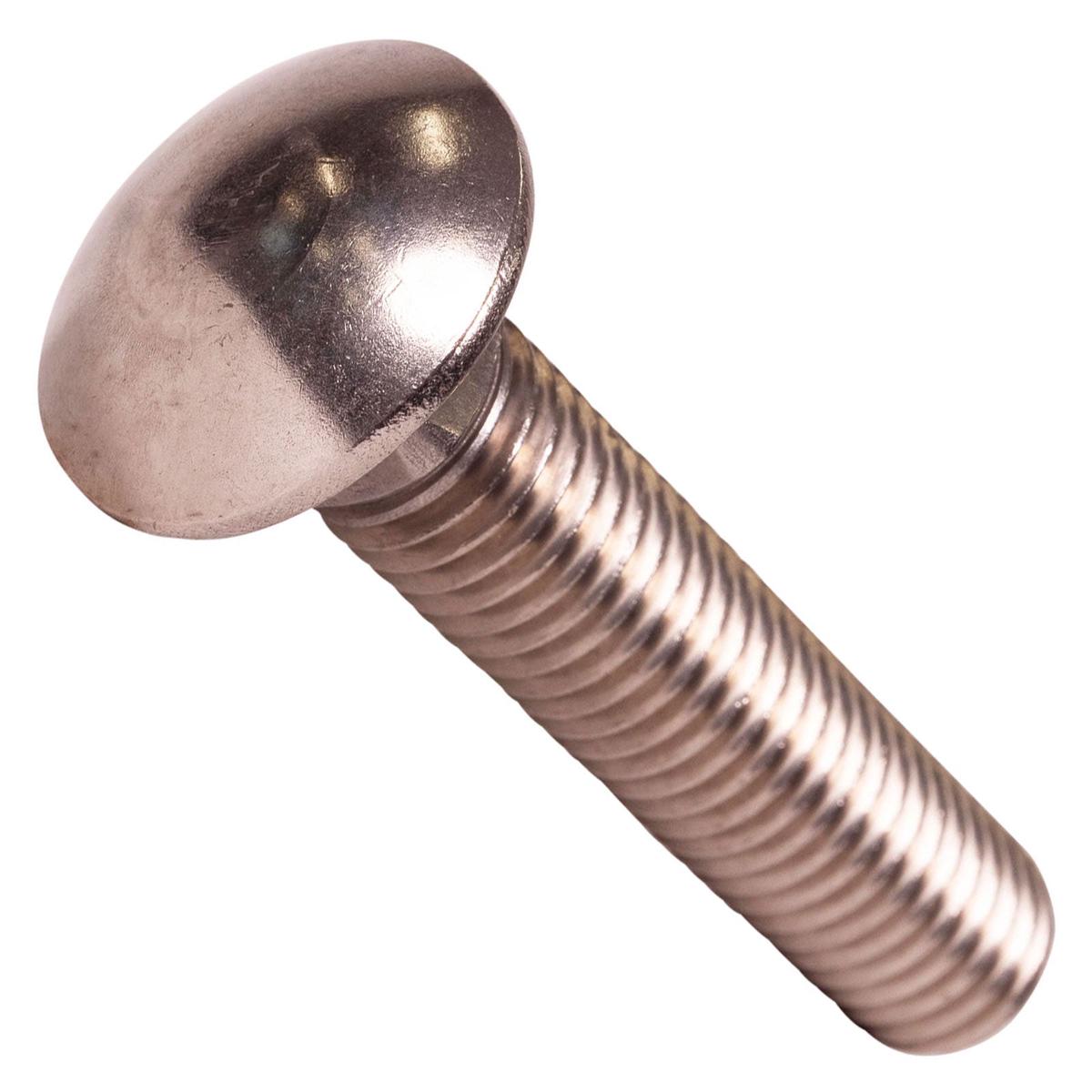 Conquest 5/8" x 3" Carriage Bolt - 18-8 Stainless Steel | Qty. 75 (Carton)