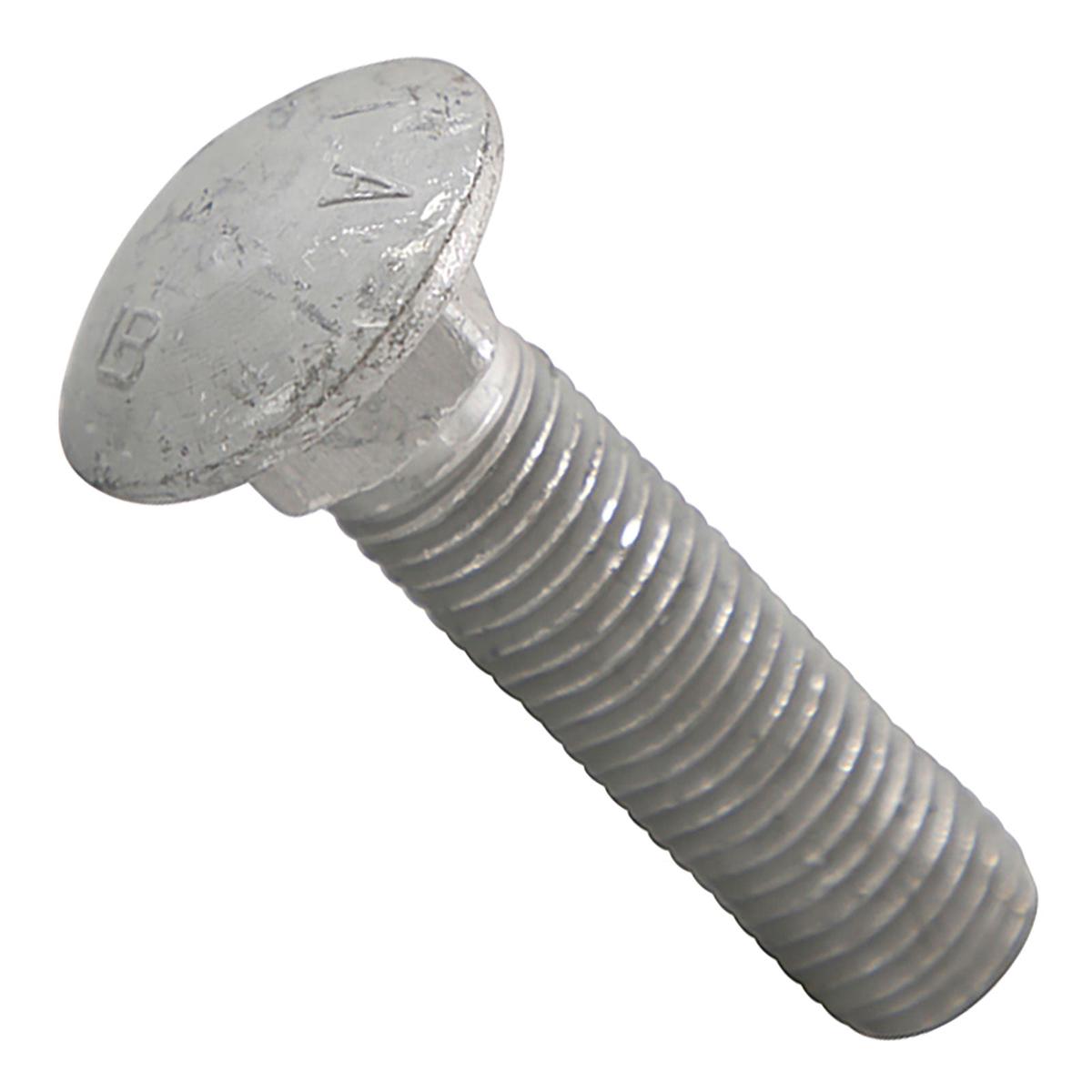 Conquest 3/4" x 3" A307 Carriage Bolt - Hot Dip Galvanized | Qty. 100 (Carton)