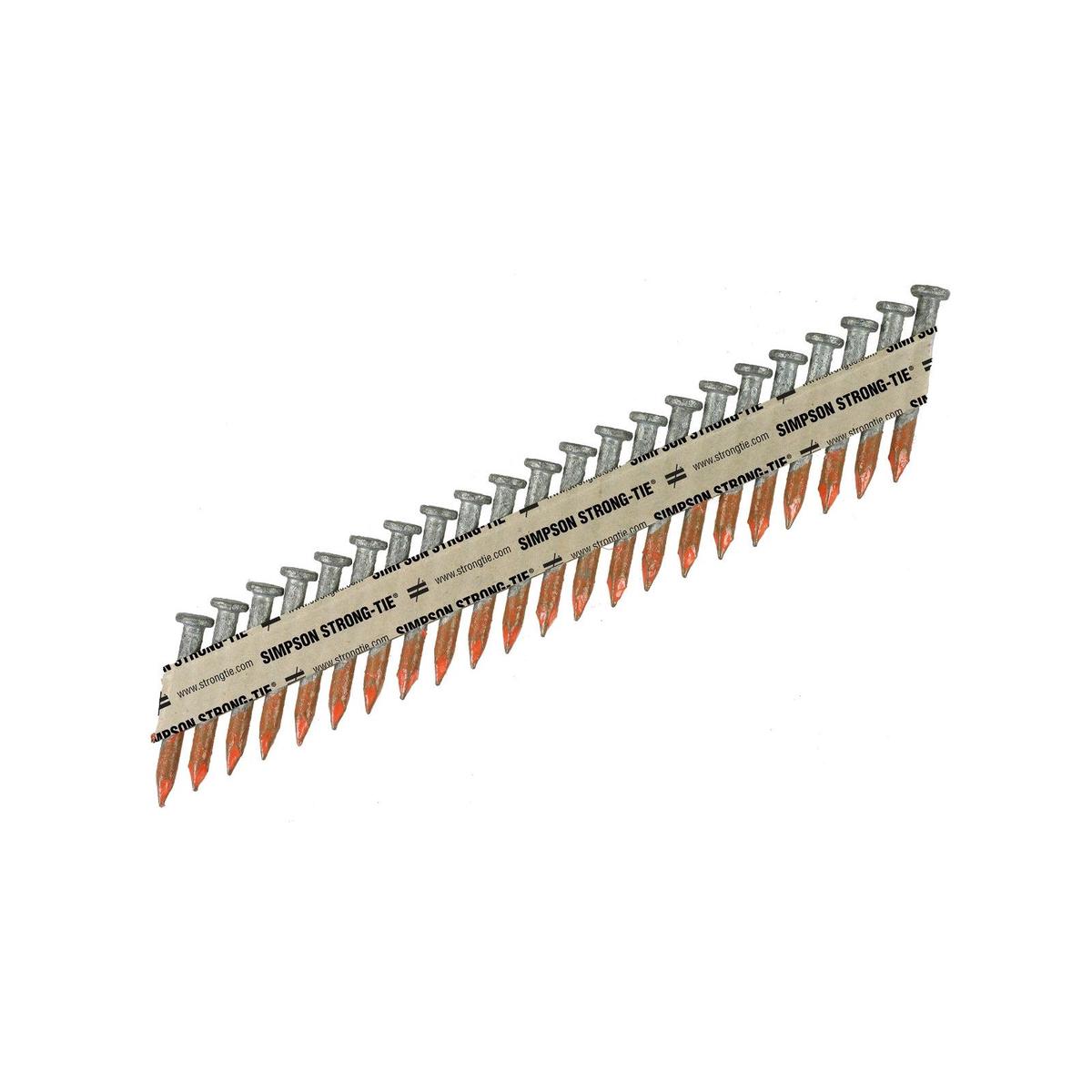 .131" x 1-1/2" Smooth Shank Connector Nail 33 Degree - Hot-Dip Galvanized, Pkg 500