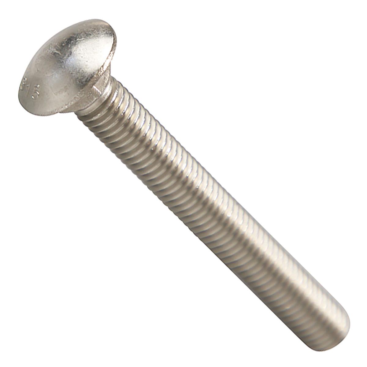 Conquest 1/2" x 3" Carriage Bolt - 316 Stainless Steel | Qty. 125 (Carton)