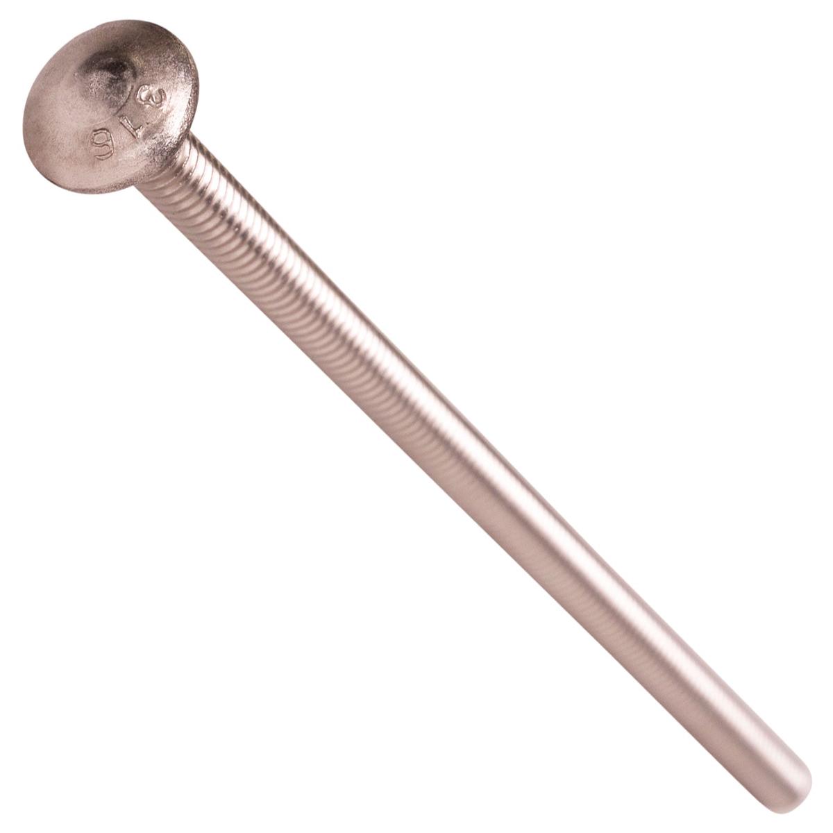 Conquest 1/4" x 6" Carriage Bolt - 316 Stainless Steel | Qty. 14,400 (Pallet)
