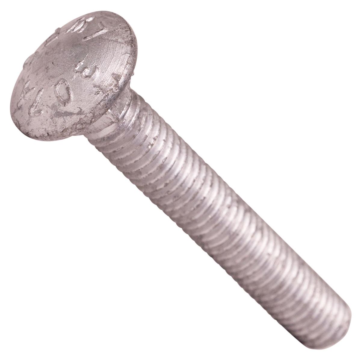 Conquest 3/8" x 2-1/2" A307 Carriage Bolt - Hot Dip Galvanized | Qty. 450 (Carton)