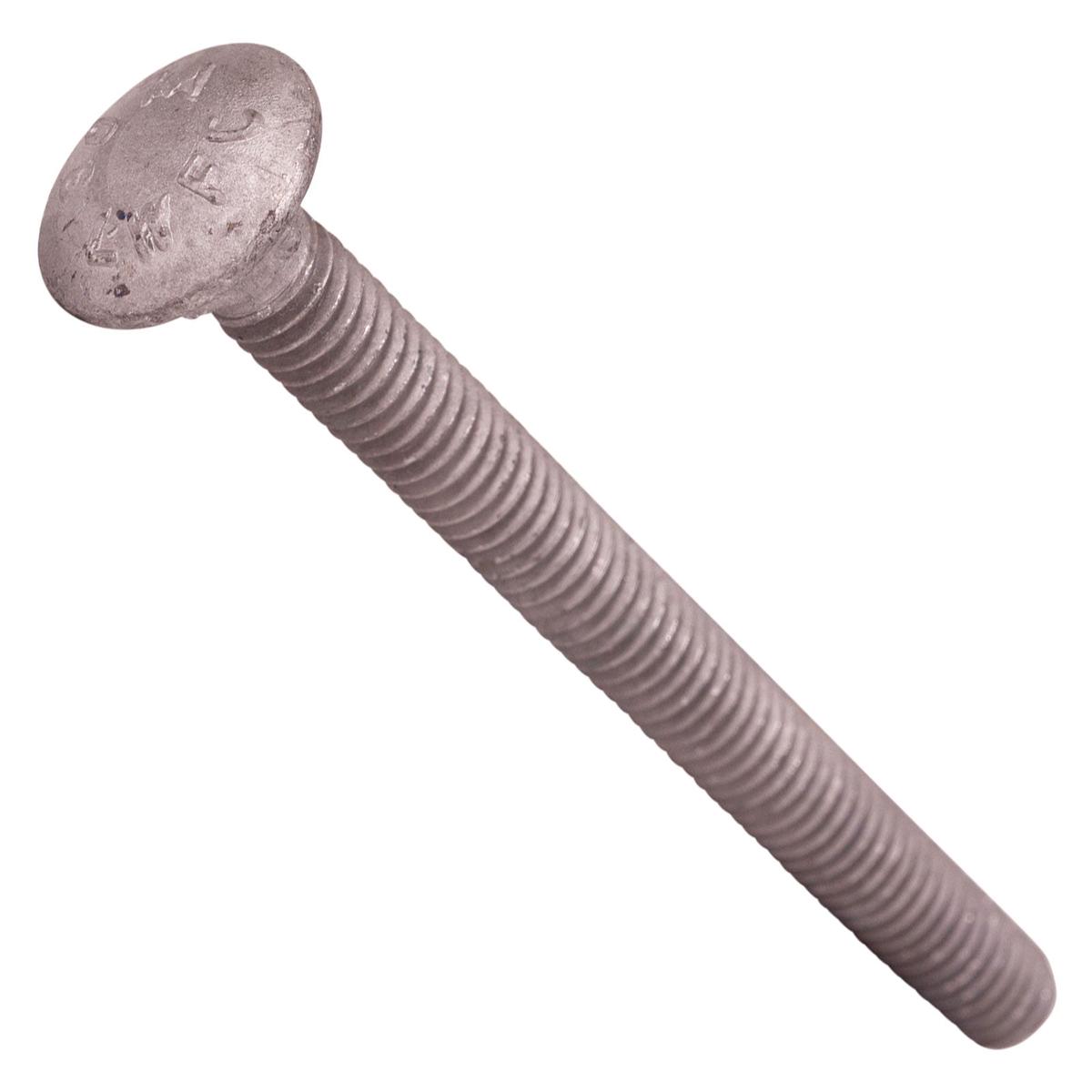 Conquest 5/16" x 3-1/2" A307 Carriage Bolt - Hot Dip Galvanized | Qty. 500 (Carton)