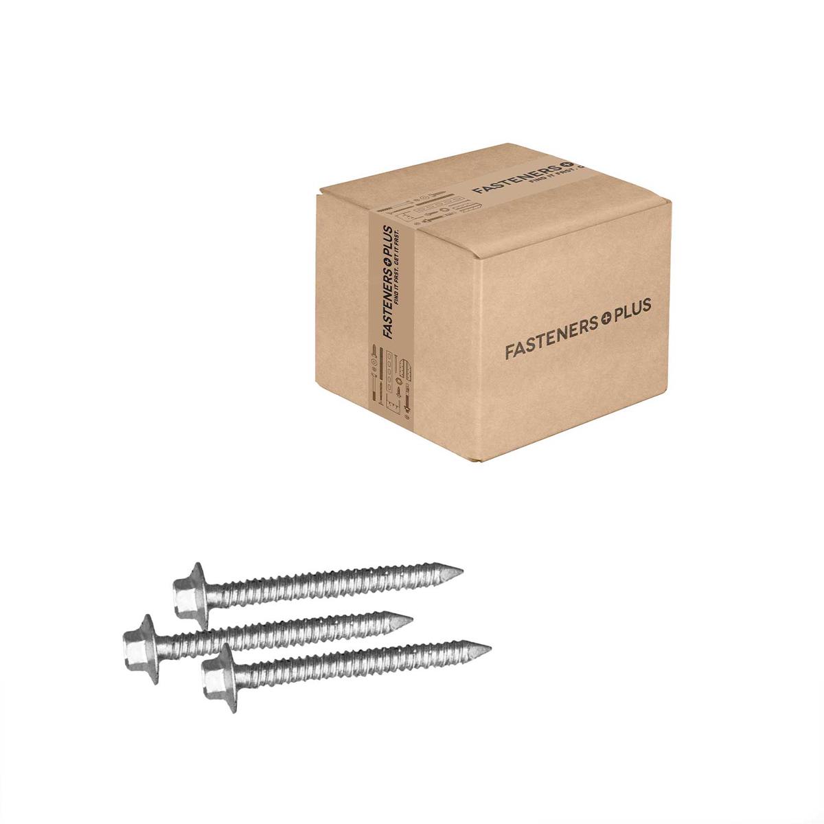 Tapcon 1/4" x 1-3/4" Maxi-Set Concrete Screws - Silver Ultrashield | Qty. 50 Pack