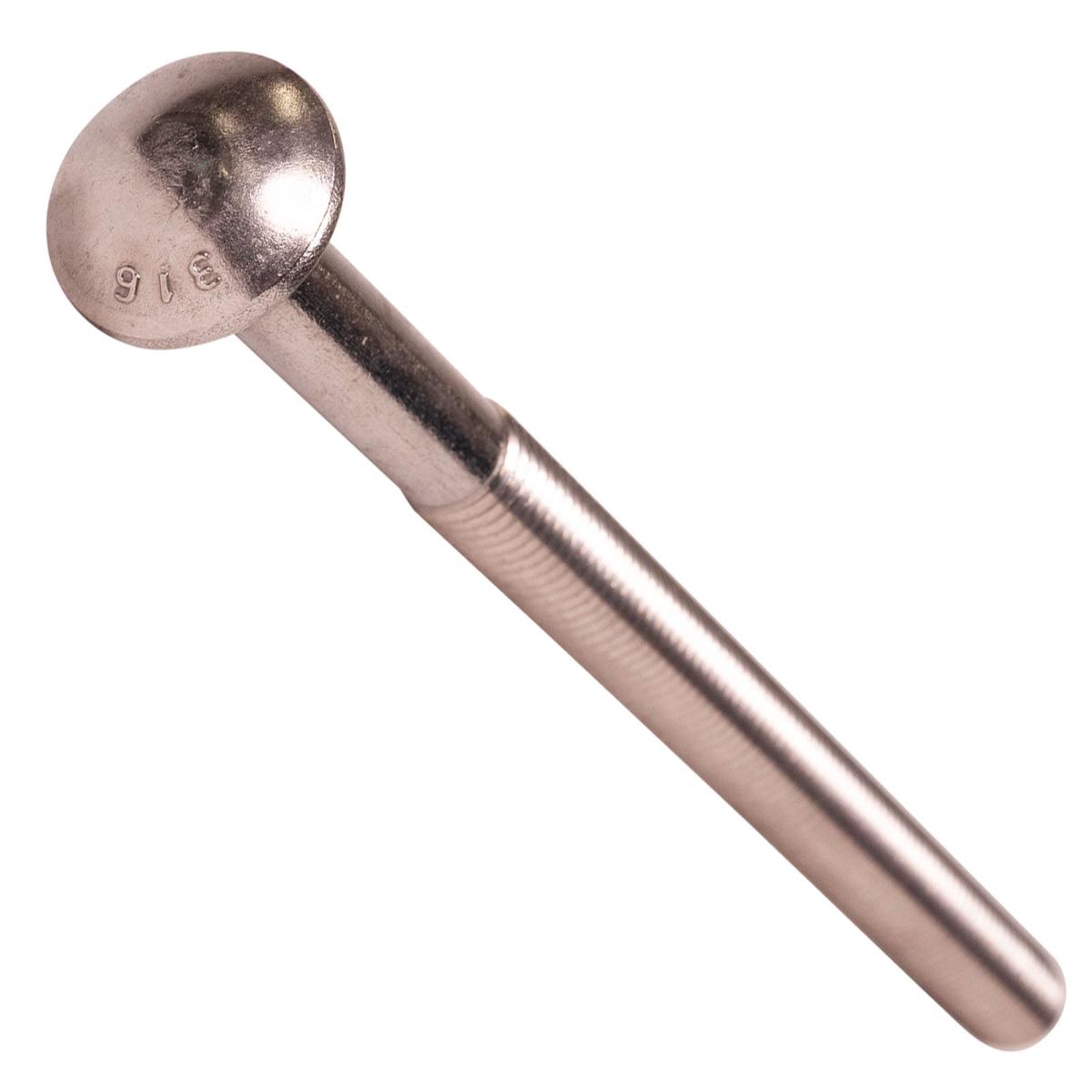 Conquest 1/2" x 8" Carriage Bolt - 316 Stainless Steel | Qty. 1,800 (Pallet)