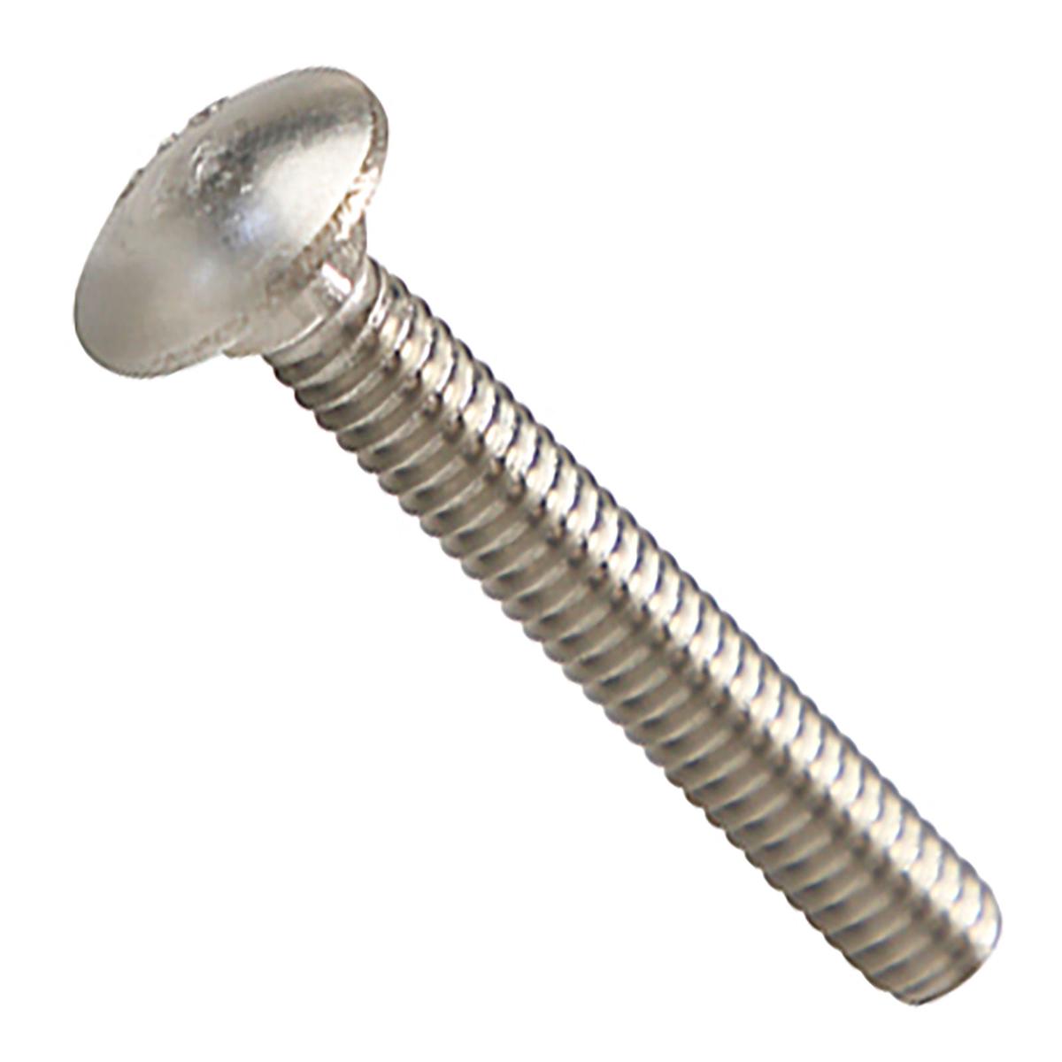 Conquest 1/4" x 1-3/4" Carriage Bolt - 316 Stainless Steel | Qty. 32,400 (Pallet)