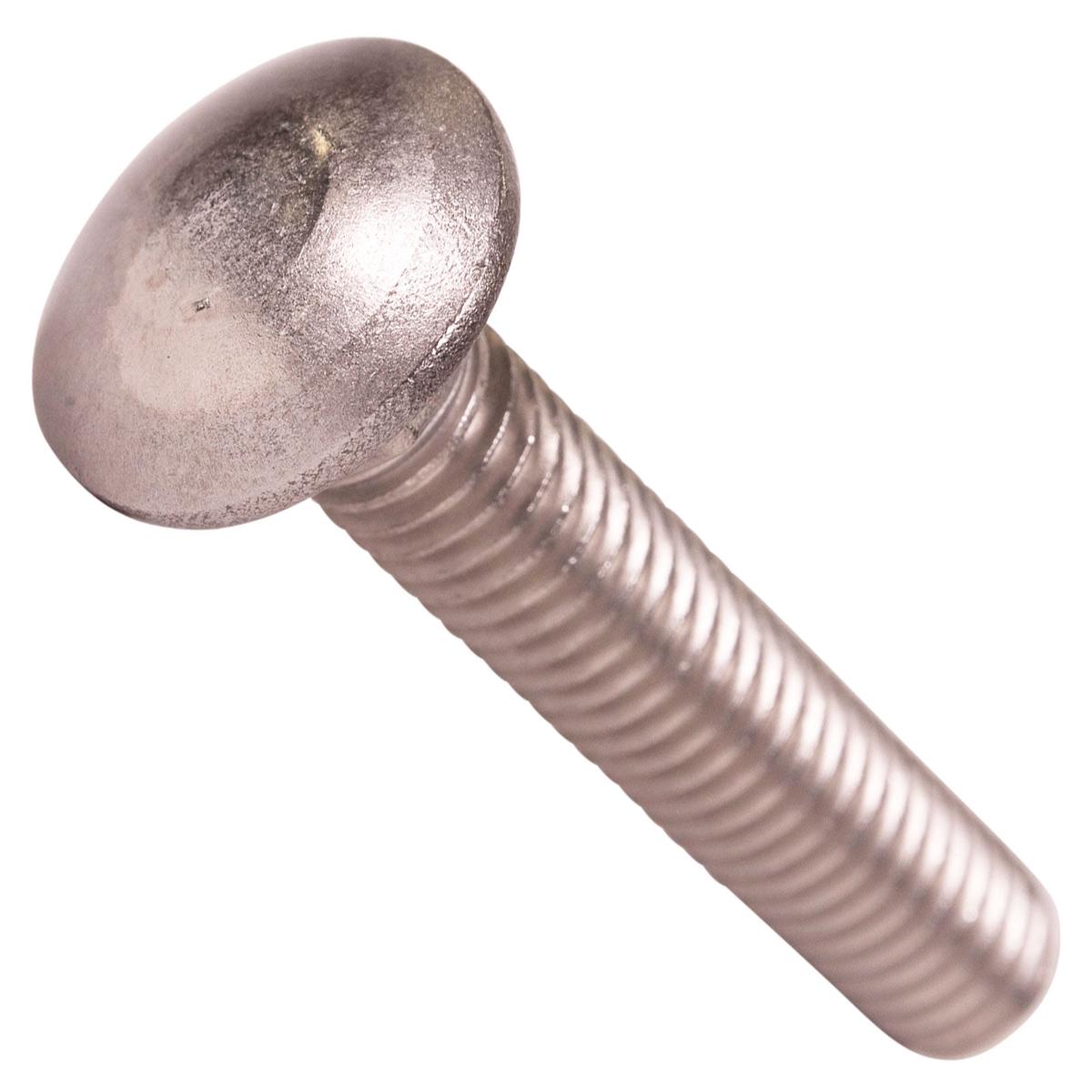 Conquest 3/8" x 2" Carriage Bolt - 18-8 Stainless Steel