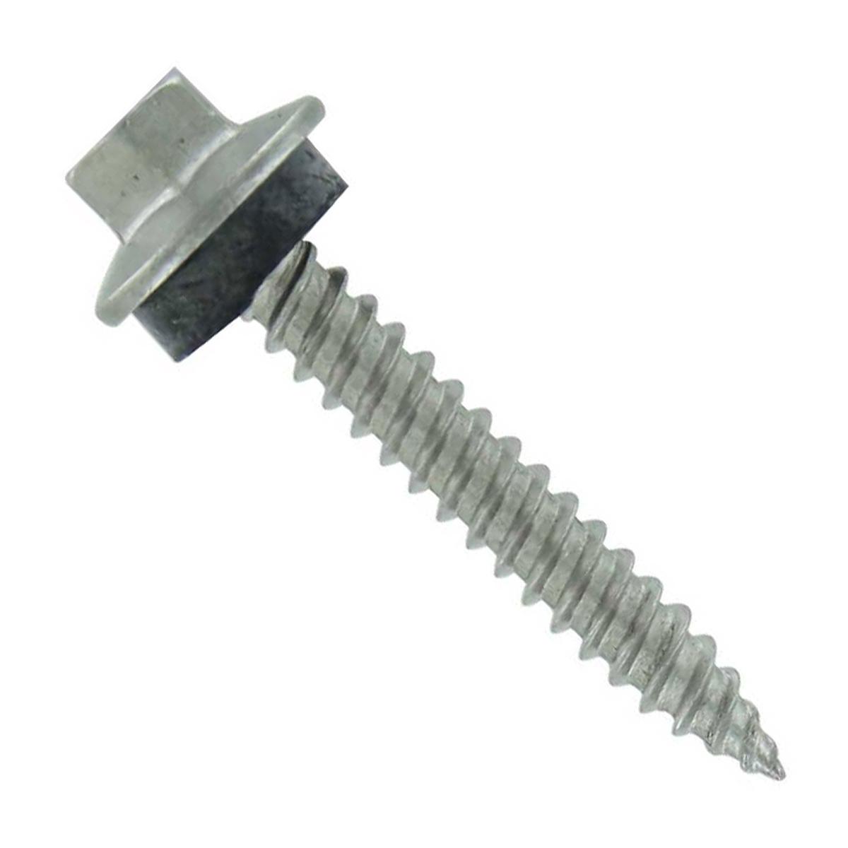 ST Fastening #10 x 1" SS Woodbinder Metal Roofing Screw - Plain Finish | Qty. 3,000 (Carton)