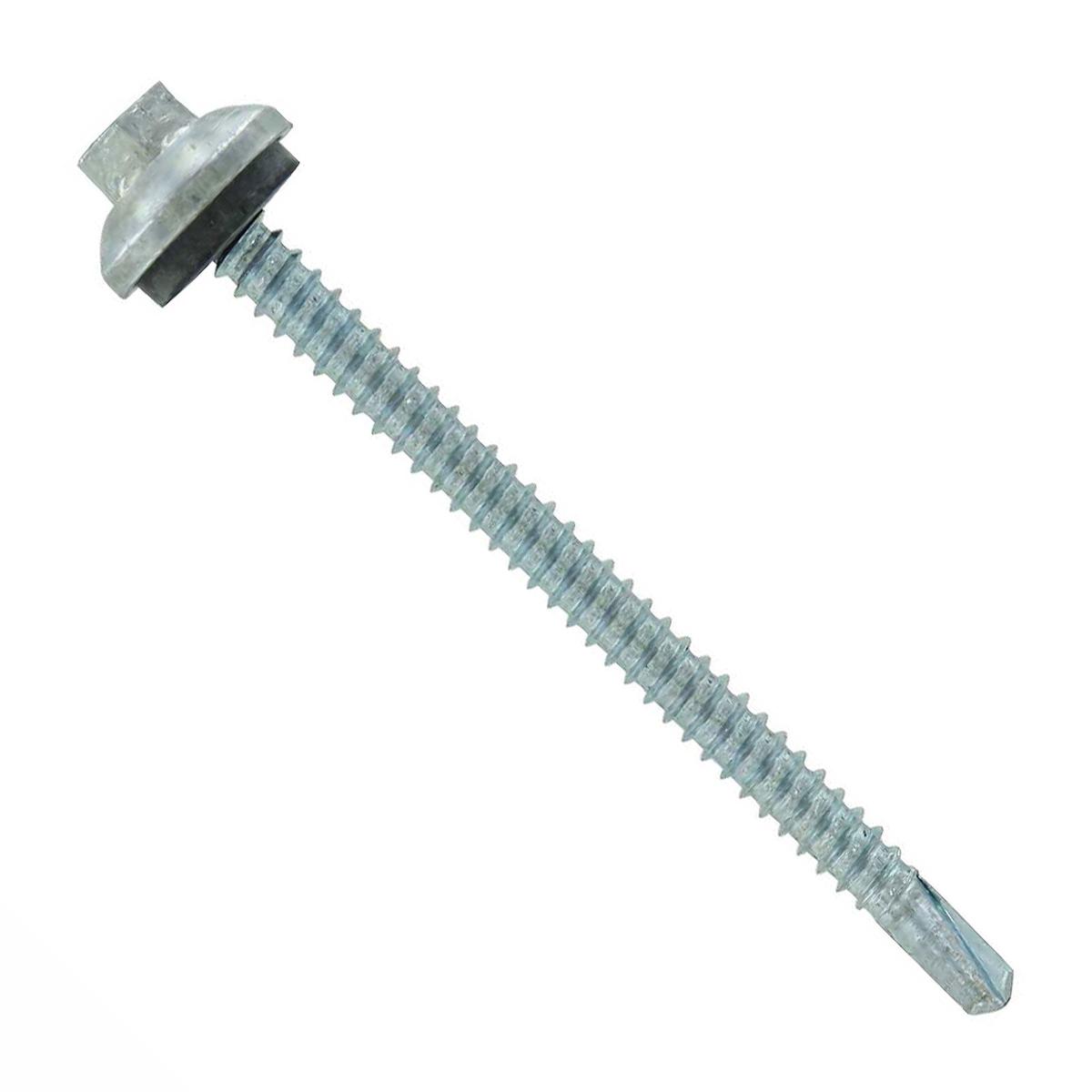 ST Fastening #12 x 3" Self-Drilling ZXL Steelbinder Metal Roofing Screw - Electro-Galvanized | Qty. 48,000 (Pallet)