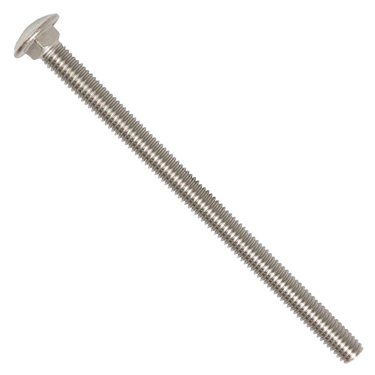 Conquest 3/8" x 6" Carriage Bolt - 316 Stainless Steel | Qty. 4,500 (Pallet)