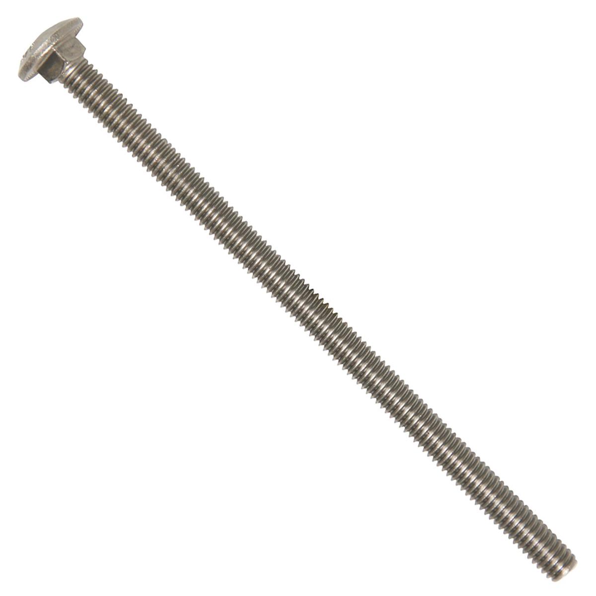 Conquest 5/16" x 6" Carriage Bolt - 316 Stainless Steel | Qty. 200 (Carton)