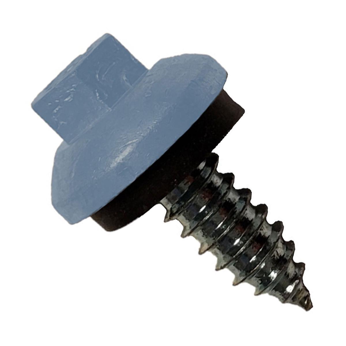 ST Fastening #14 x 3/4" Tapping ZXL Steelbinder Metal Roofing Screw, Hex Washer Head - Hawaiian Blue - Qty. 2,500 (Carton)