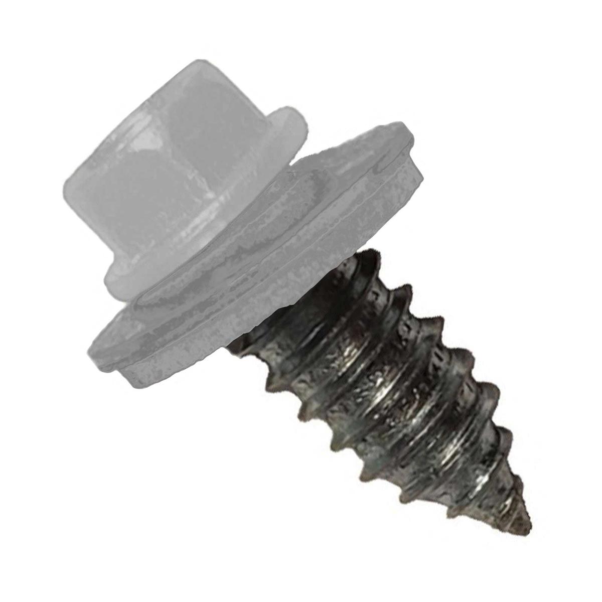 ST Fastening #17 x 3/4" Tapping Steelbinder Metal Roofing Screw, Hex Washer Head - Alamo White | Qty. 2,500 (Carton)