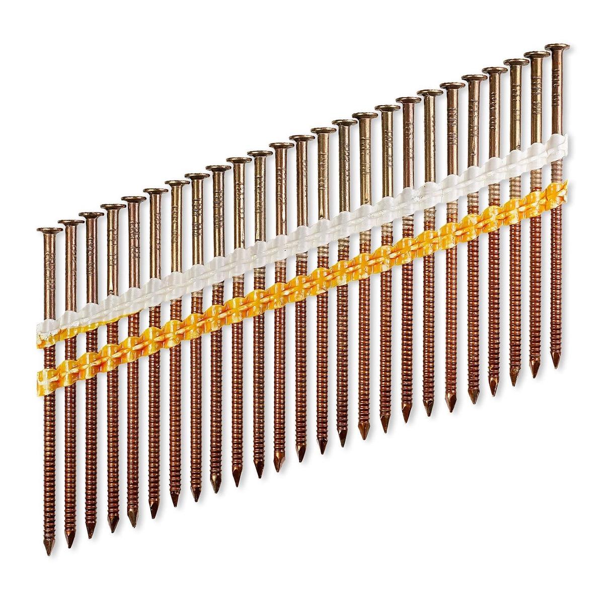 0.113 x 2" 20-22 Degree Full Round Head, Ring-Shank Nail - 1000 pkg