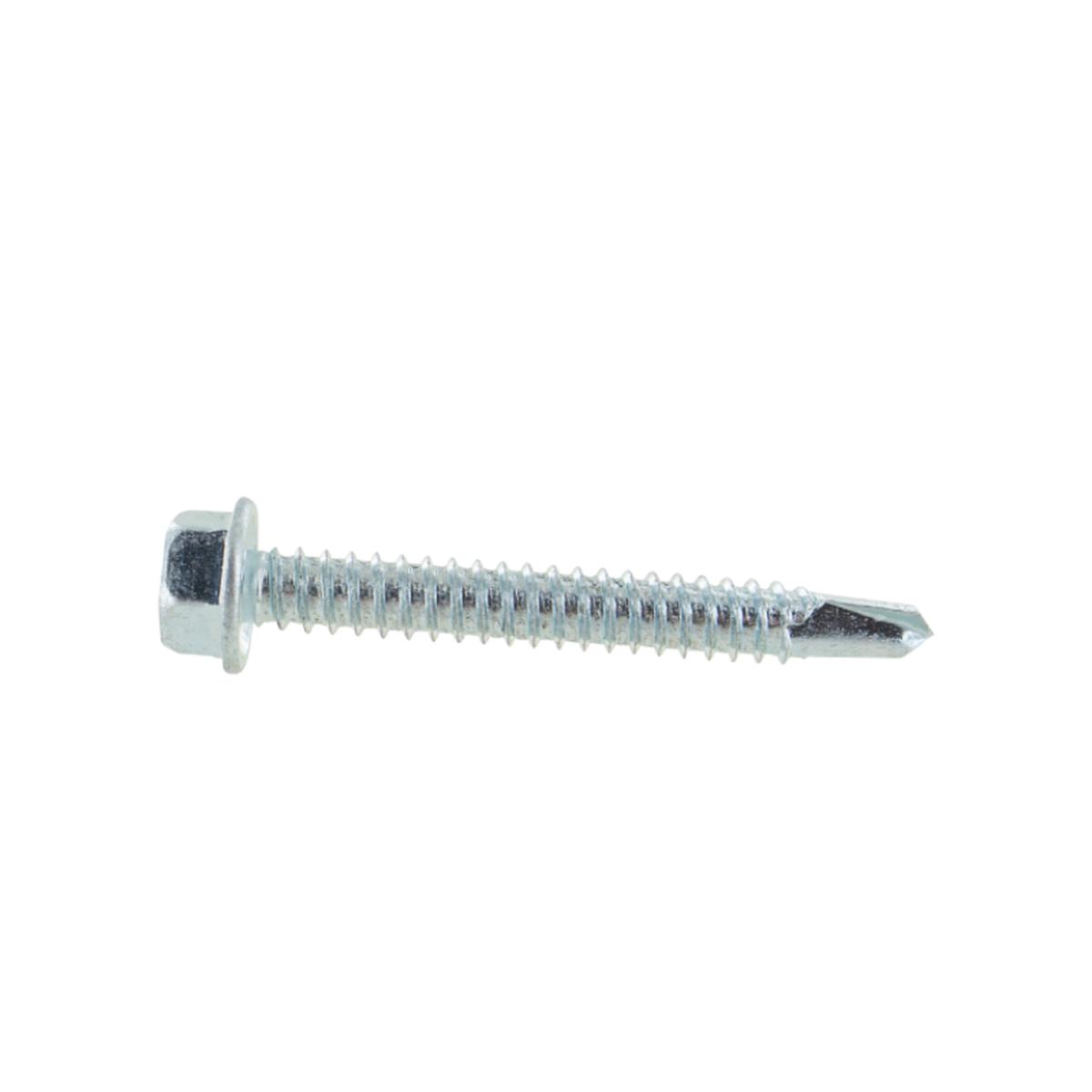 ST Fastening 1/4 x 2" Self-Drilling HWH Steelbinder Metal Screw, Hex Washer Head - Electro-Galvanized, Qty. 250
