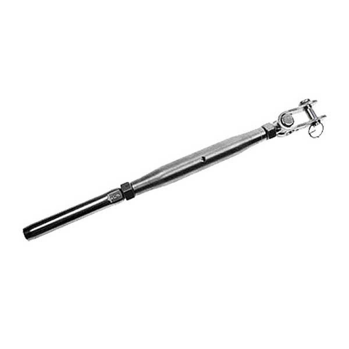 1/2" x 6" Toggle & Swage Stud Stainless Steel Turnbuckle | 1/4" Cable