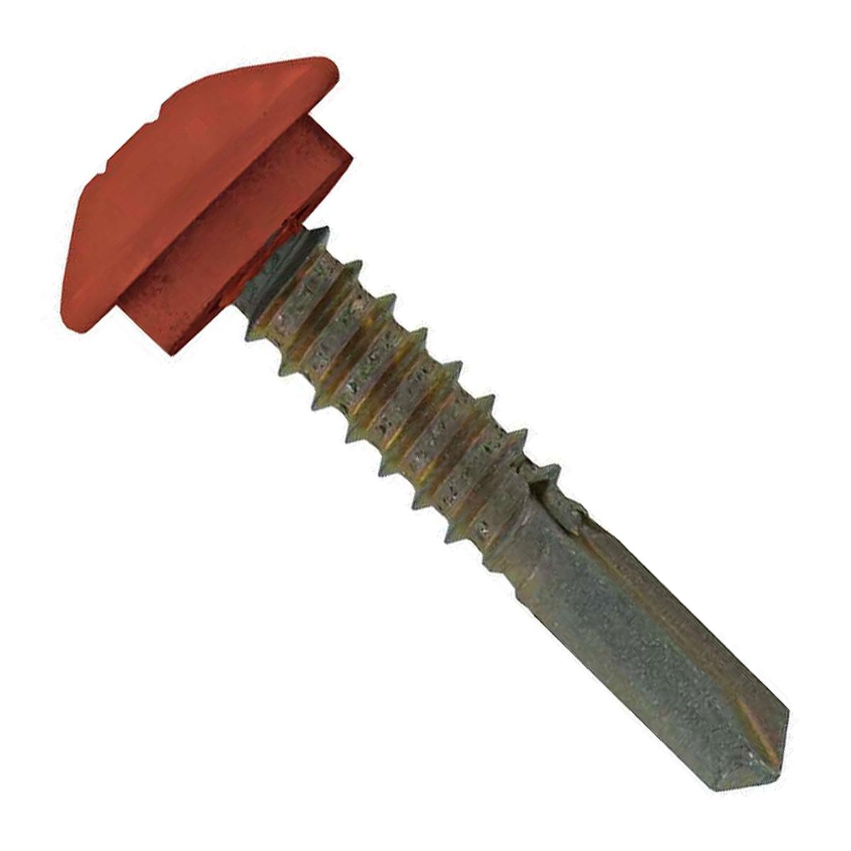 ST Fastening #12 x 1-1/4" Self-Drilling Eclipse Steelbinder Metal Roofing Screw, Hex-Washer Head - Copper | Qty. 120,000 (Pallet)