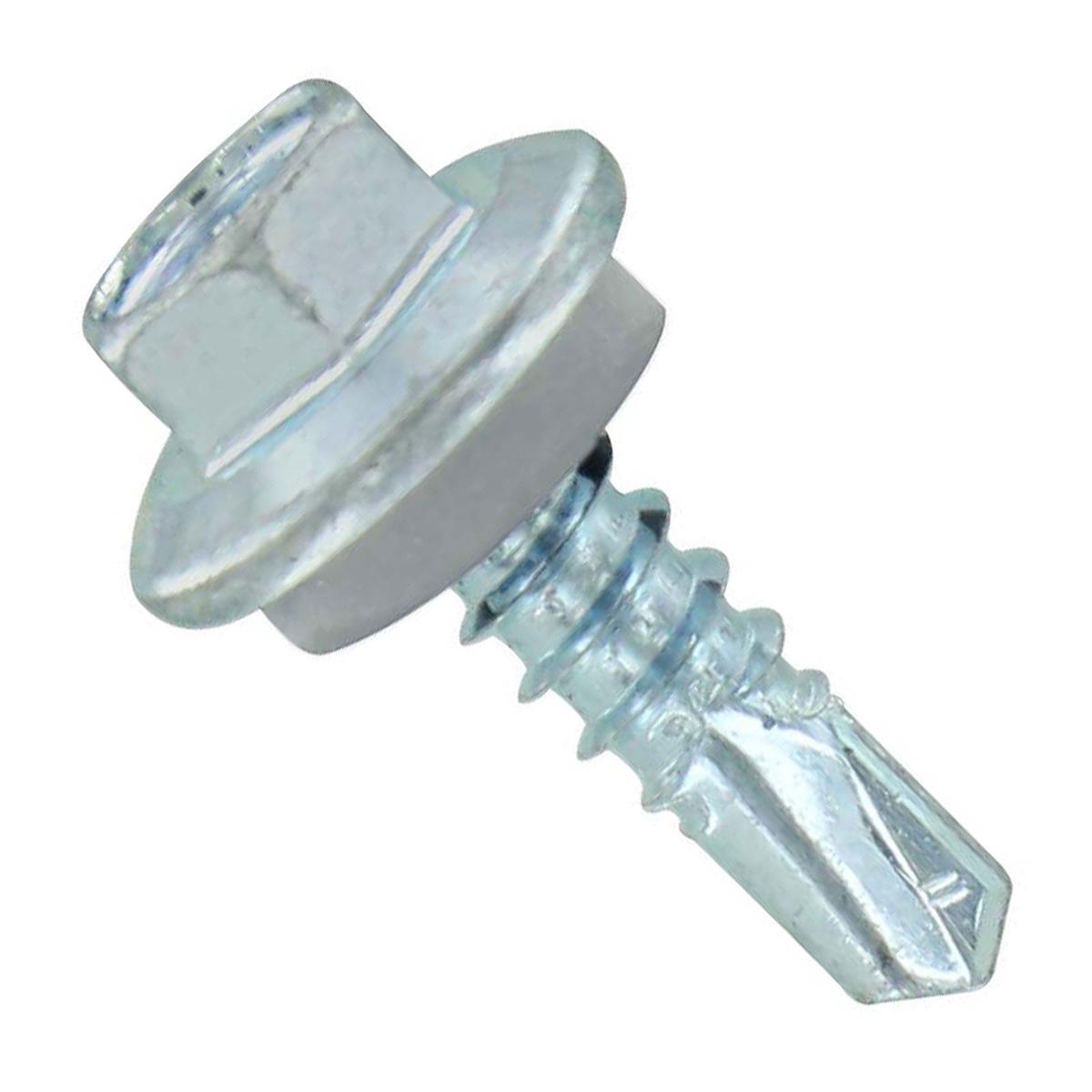 ST Fastening #12 X 3/4" Self-Drilling Maxx Steelbinder Metal Roofing Screw - Light Gray | Qty. 2,500 (Carton)