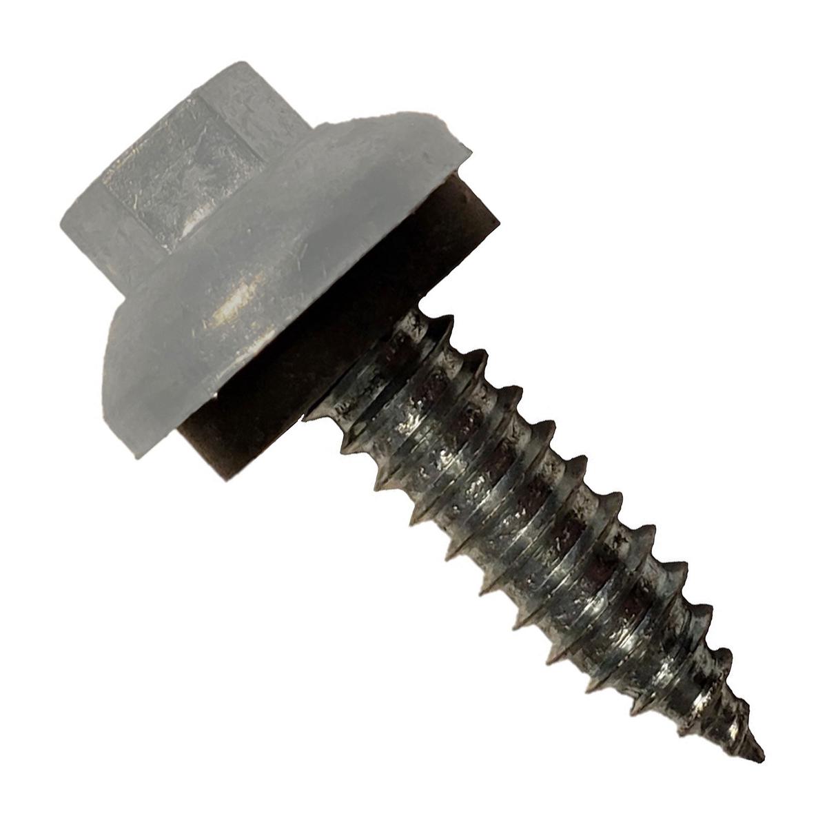 ST Fastening #14 x 1" Tapping ZXL Steelbinder Metal Roofing Screw, Hex-Washer Head - Light Gray | Qty. 2,500 (Carton)