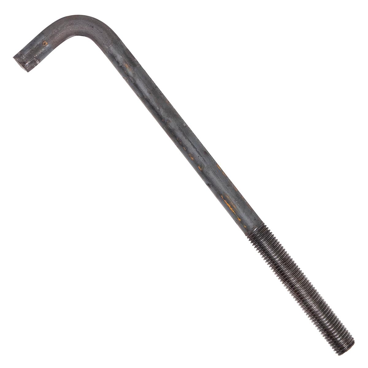1" x 18" L-Bolt Concrete Anchor Bolt - Plain
