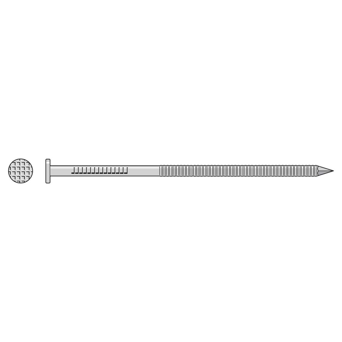 2-1/2" - 12 Gauge Redwood Decking Nail - 304 Stainless Steel, 5 lb. Pkg