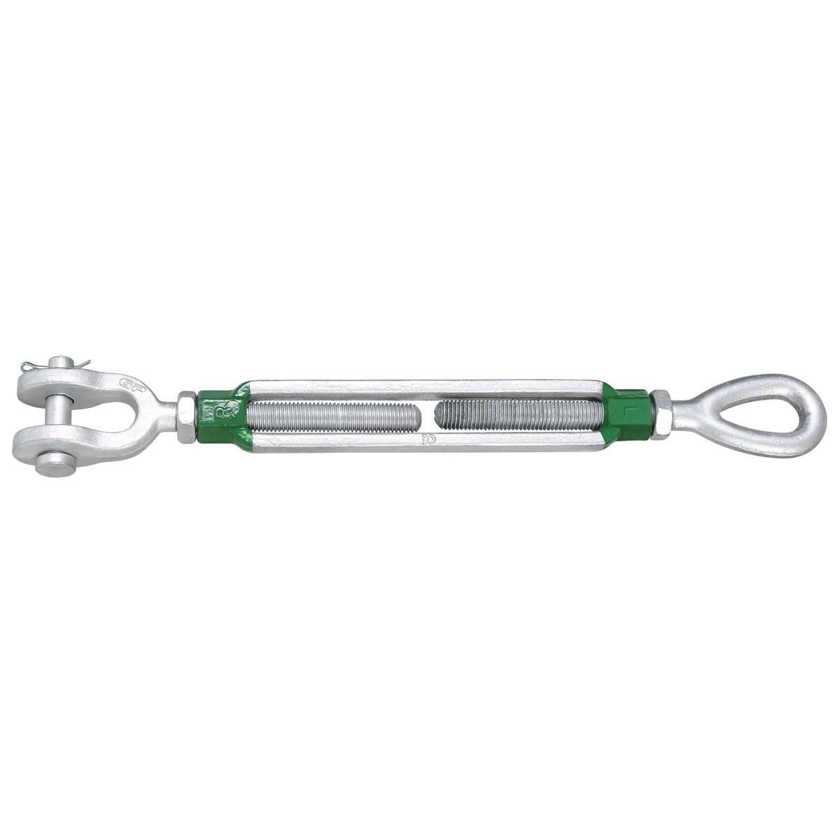 2" x 24" Van Beest Jaw & Eye Galvanized Turnbuckle - G-6315