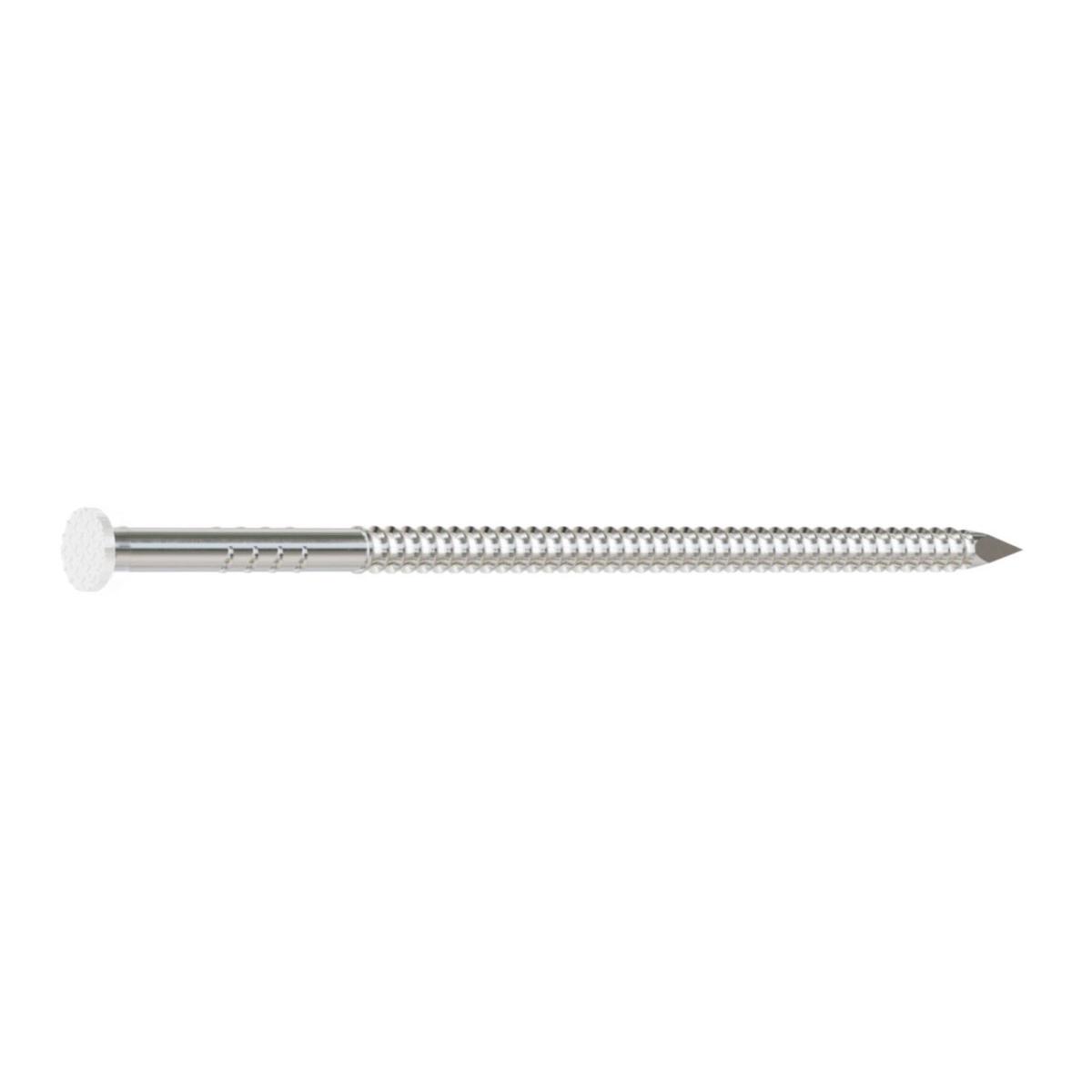 5d (1-3/4") - 304 Stainless Steel Painted Siding Nail - White, 1 lb. Pkg