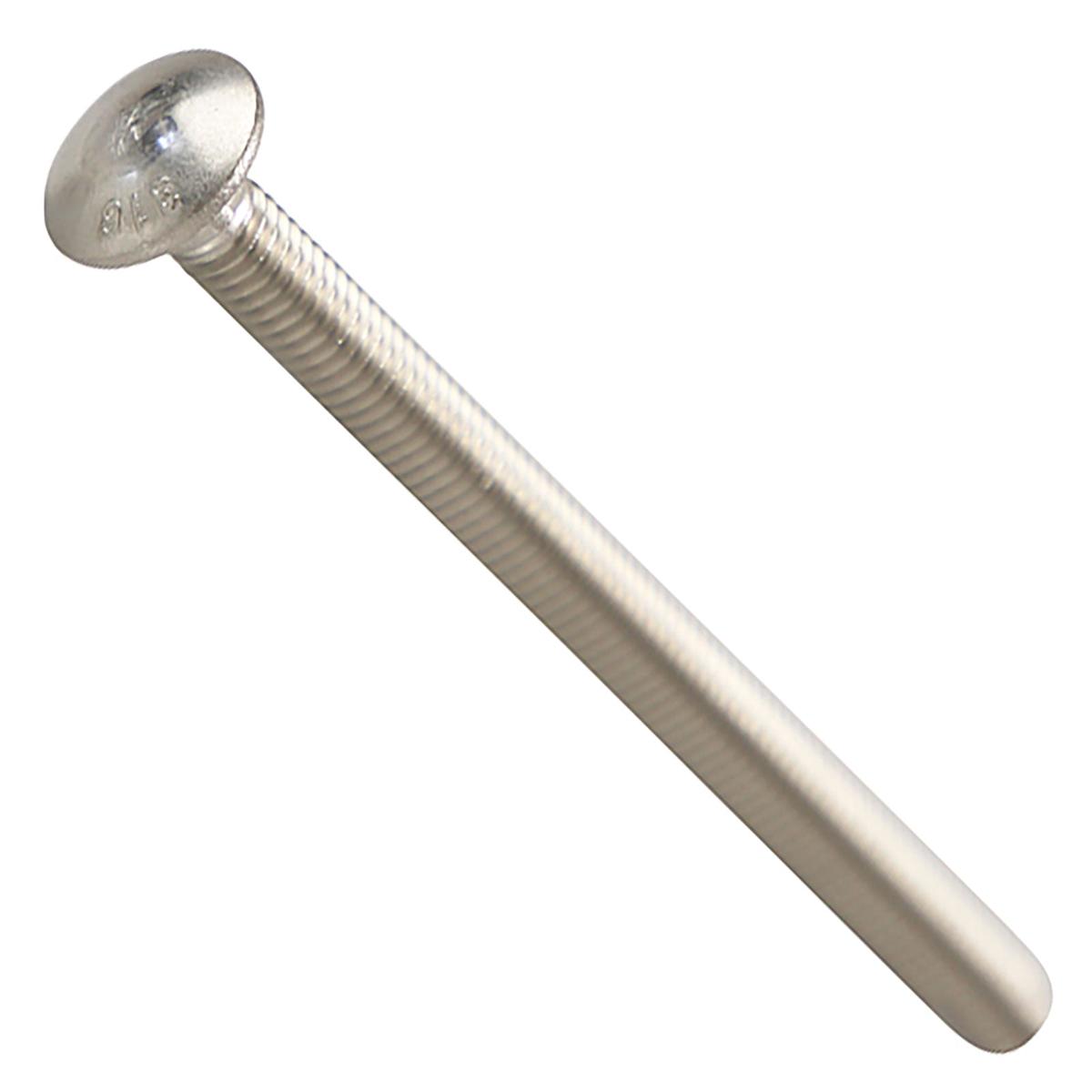 Conquest 5/16" x 4-1/2" Carriage Bolt - 316 Stainless Steel | Qty. 250 (Carton)