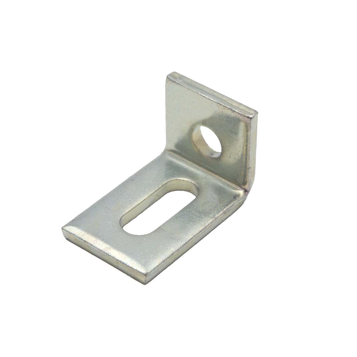 2-Hole Adjustment Strut Angle 1-5/8" x 2-5/8"- Electro-Galvanized