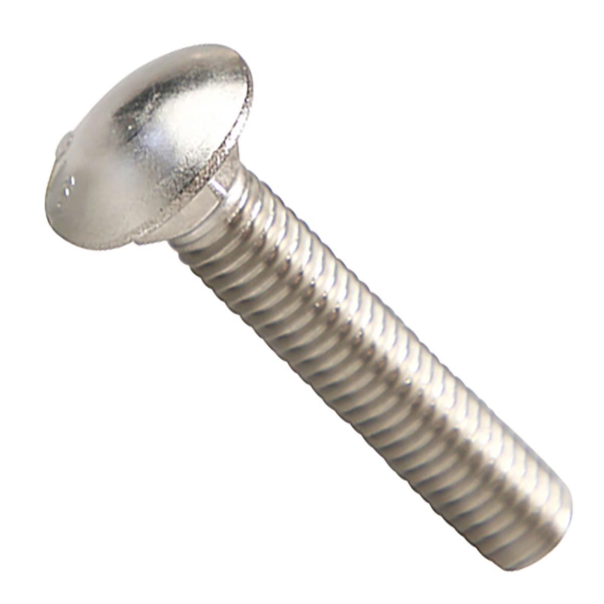 Conquest 3/8" x 2" Carriage Bolt - 316 Stainless Steel | Qty. 300 (Carton)