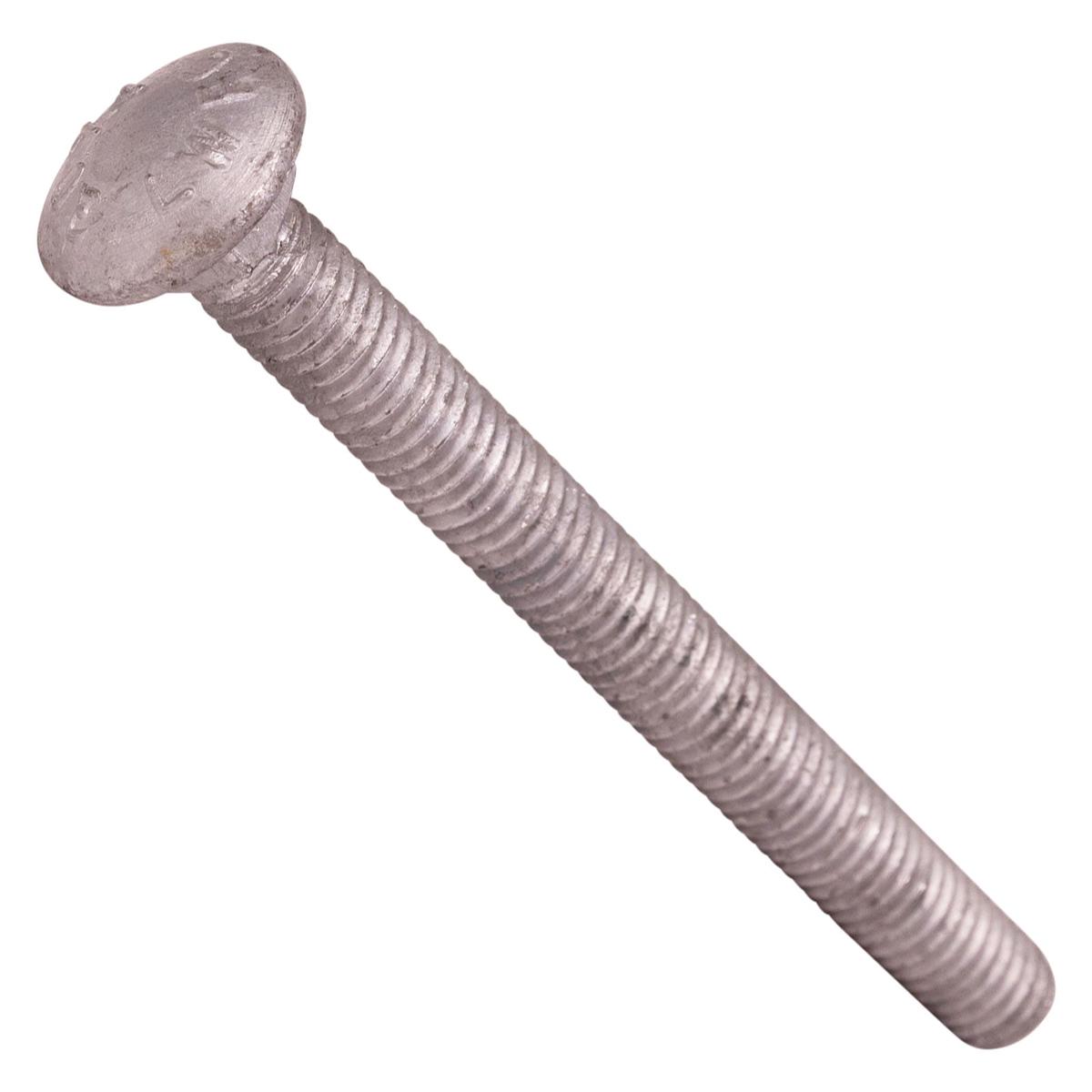 Conquest 3/8" x 4" A307 Carriage Bolt - Hot Dip Galvanized | Qty. 300 (Carton)