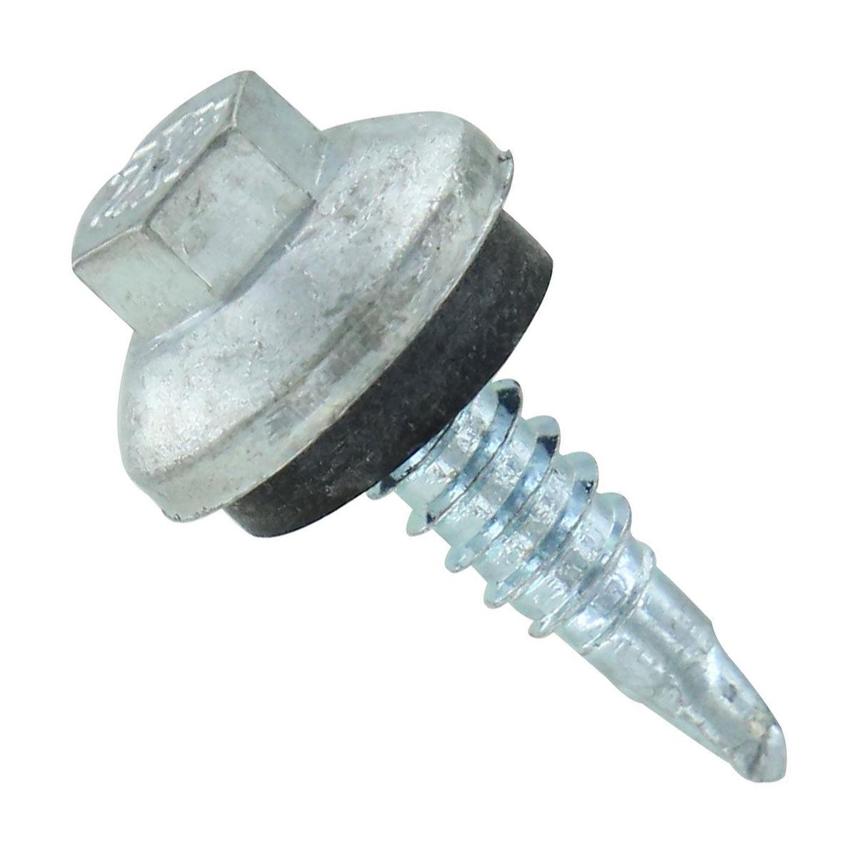 ST Fastening 1/4" x 7/8" Self-Drilling ZXL Steelbinder Metal Roofing Screw - Electro-Galvanized | Qty. 96,000 (Pallet)