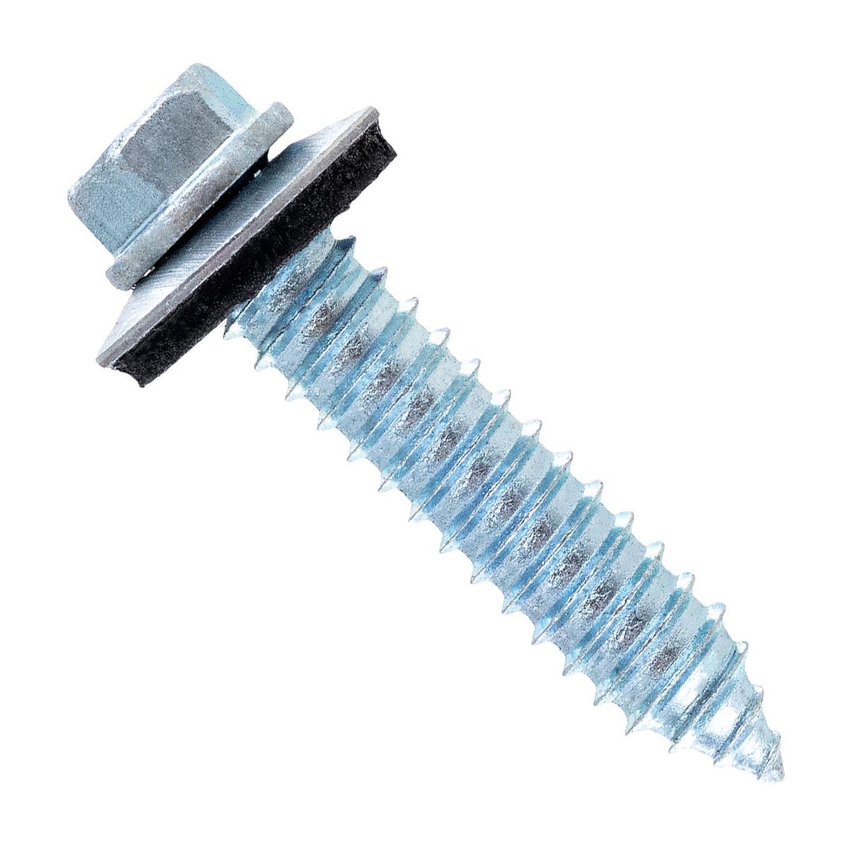 ST Fastening #17 x 1-1/4" Tapping Steelbinder Metal Roofing Screw - Electro-Galvanized - Qty. 2,000 (Carton)