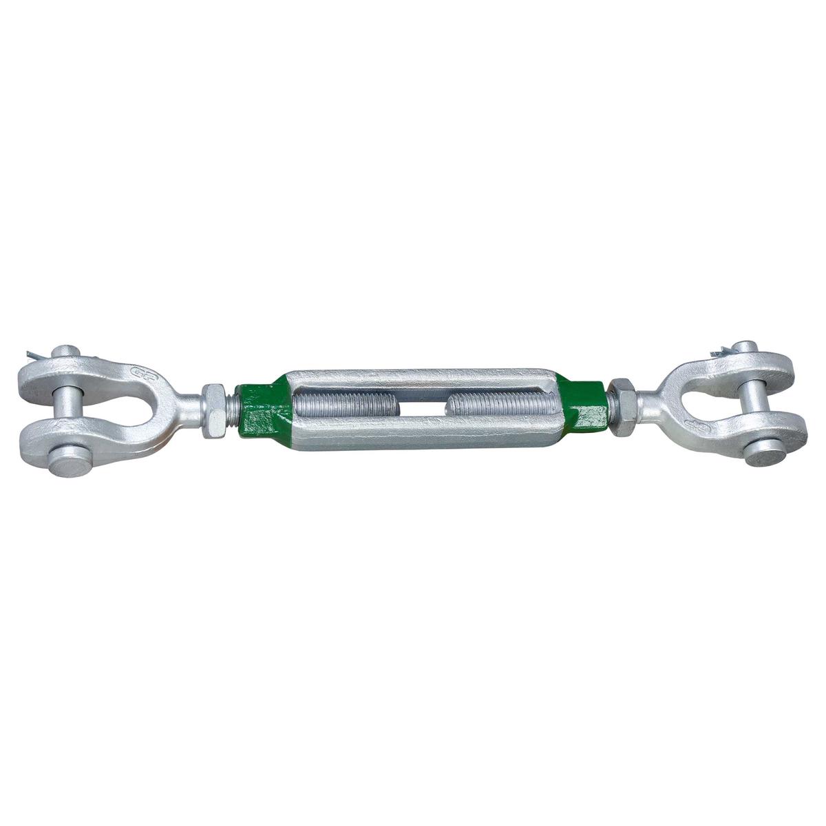 2-1/2" x 24" Van Beest Jaw & Jaw Galvanized Turnbuckle - G-6313