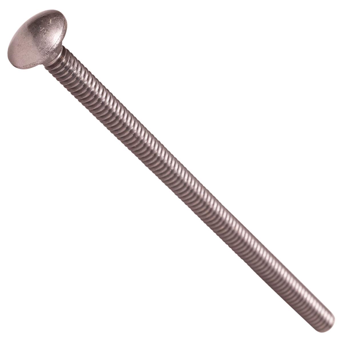 Conquest 1/4" x 4-1/2" Carriage Bolt - 18-8 Stainless Steel
