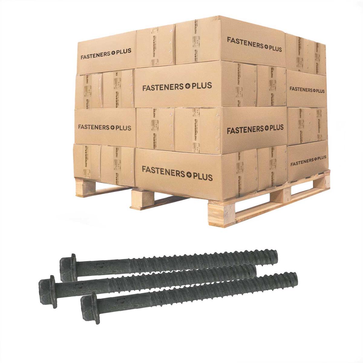 Tapcon 1/2" x 6" LDT Large Diameter Concrete Screw, Hex Head - Zinc | Qty. 3,600 (Pallet)