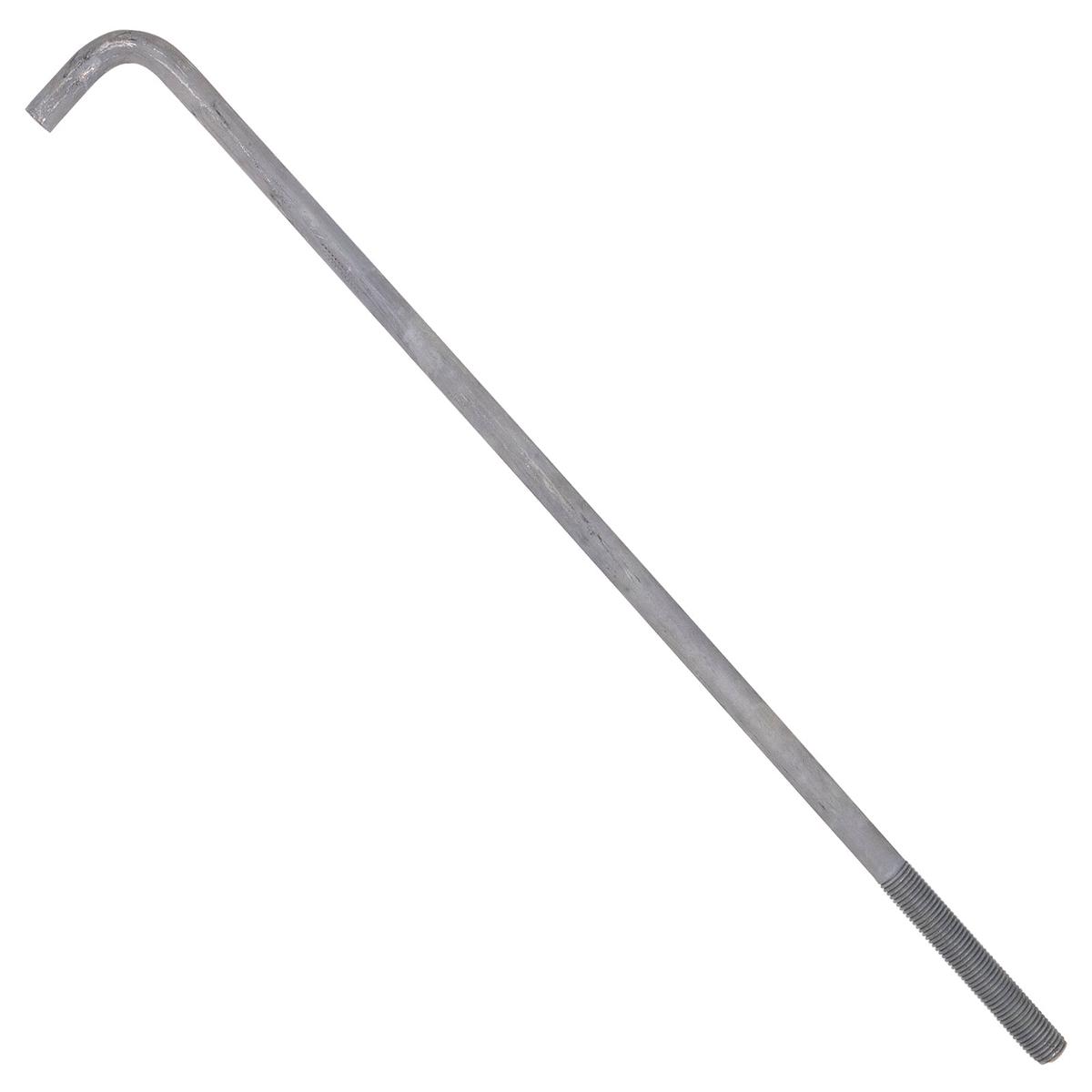 1" x 36" L-Bolt Concrete Anchor Bolt - Hot Dip Galvanized