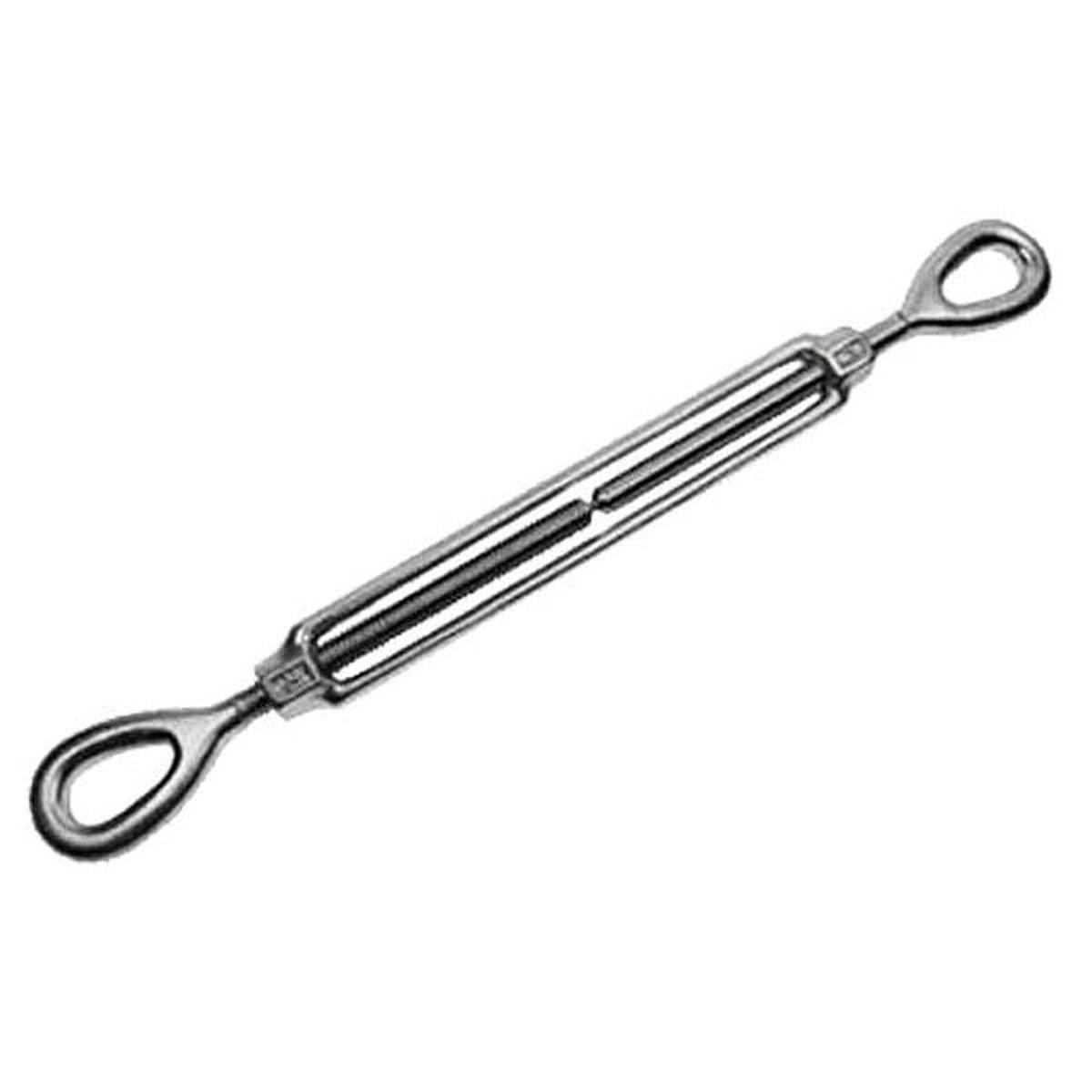 3/8" x 6" Forged Eye & Eye Stainless Steel Turnbuckle