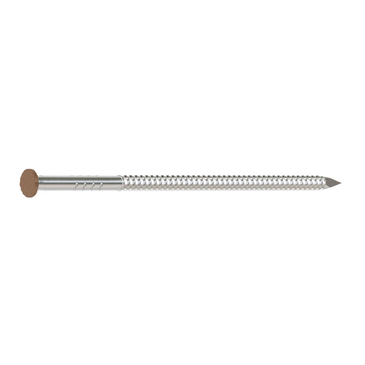 0.120 x 3-1/2" - 304 Stainless Steel Painted Siding Nail - Sienna, 5 lb. Pkg