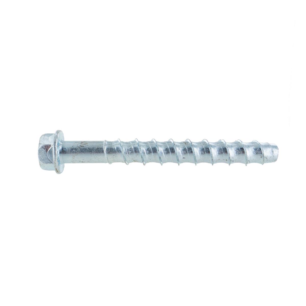1/2" x 5" Conquest Large Diameter Concrete Screws - Zinc, Pkg 25