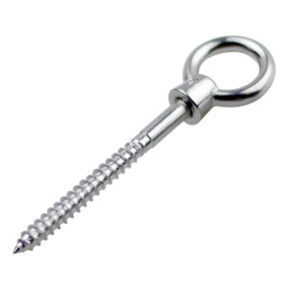 Lag Eye Bolt - Stainless Steel - 3/8" x 4"