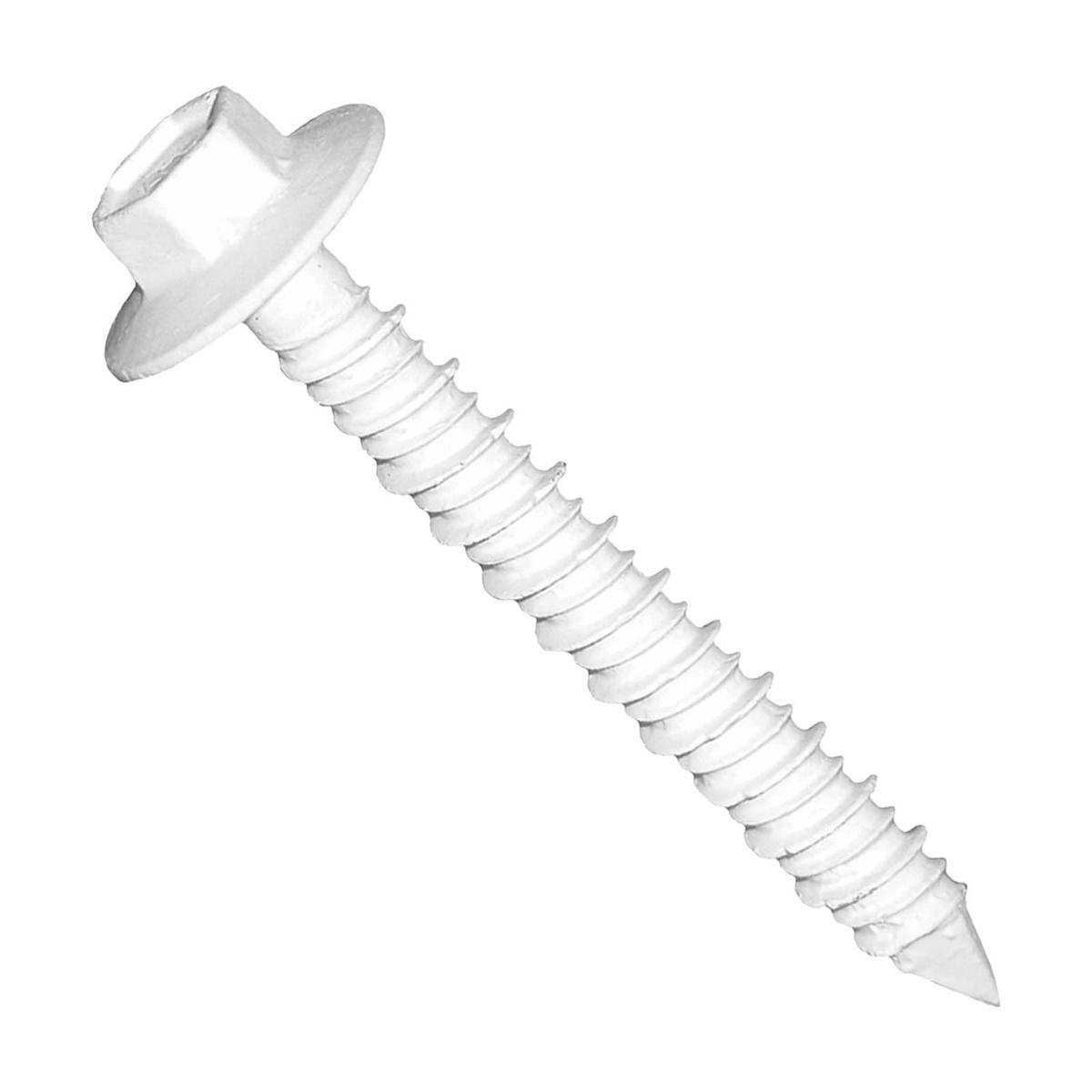 Tapcon 1/4" x 2-1/4" Maxi-Set Concrete Screws - White Ultrashield