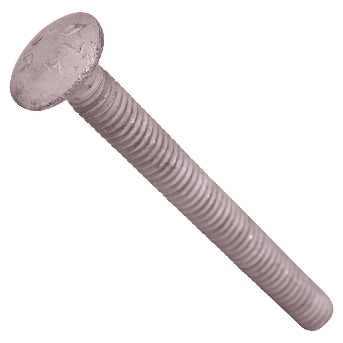 Conquest 5/16" x 3" A307 Carriage Bolt - Hot Dip Galvanized