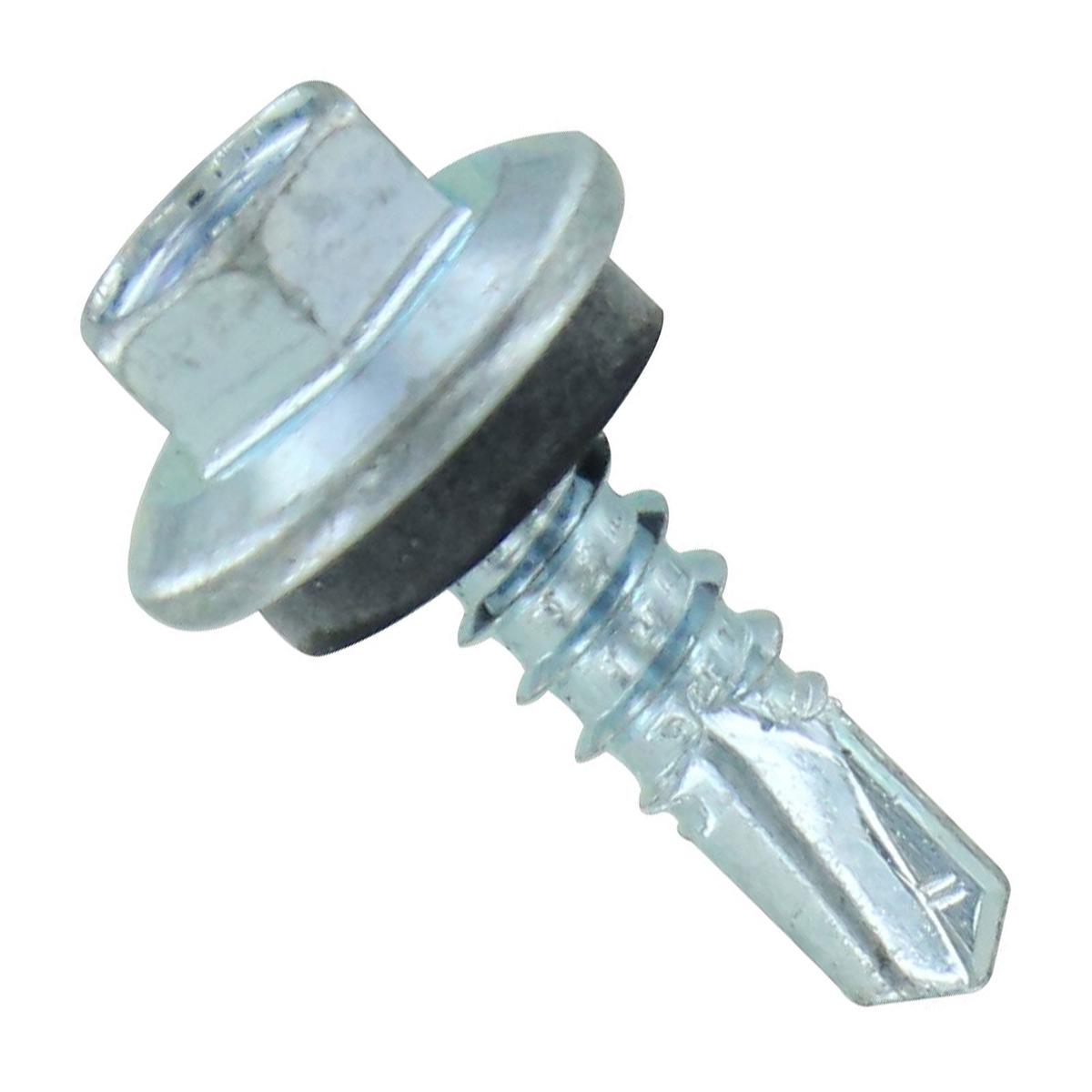 ST Fastening #12 X 3/4" Self-Drilling Maxx Steelbinder Metal Roofing Screw - Electro-Galvanized | Qty. 2,500 (Carton)