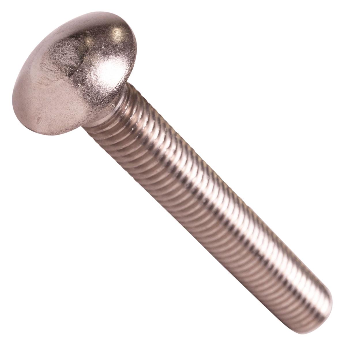 Conquest 1/2" x 3-1/2" Carriage Bolt - 18-8 Stainless Steel | Qty. 100 (Carton)