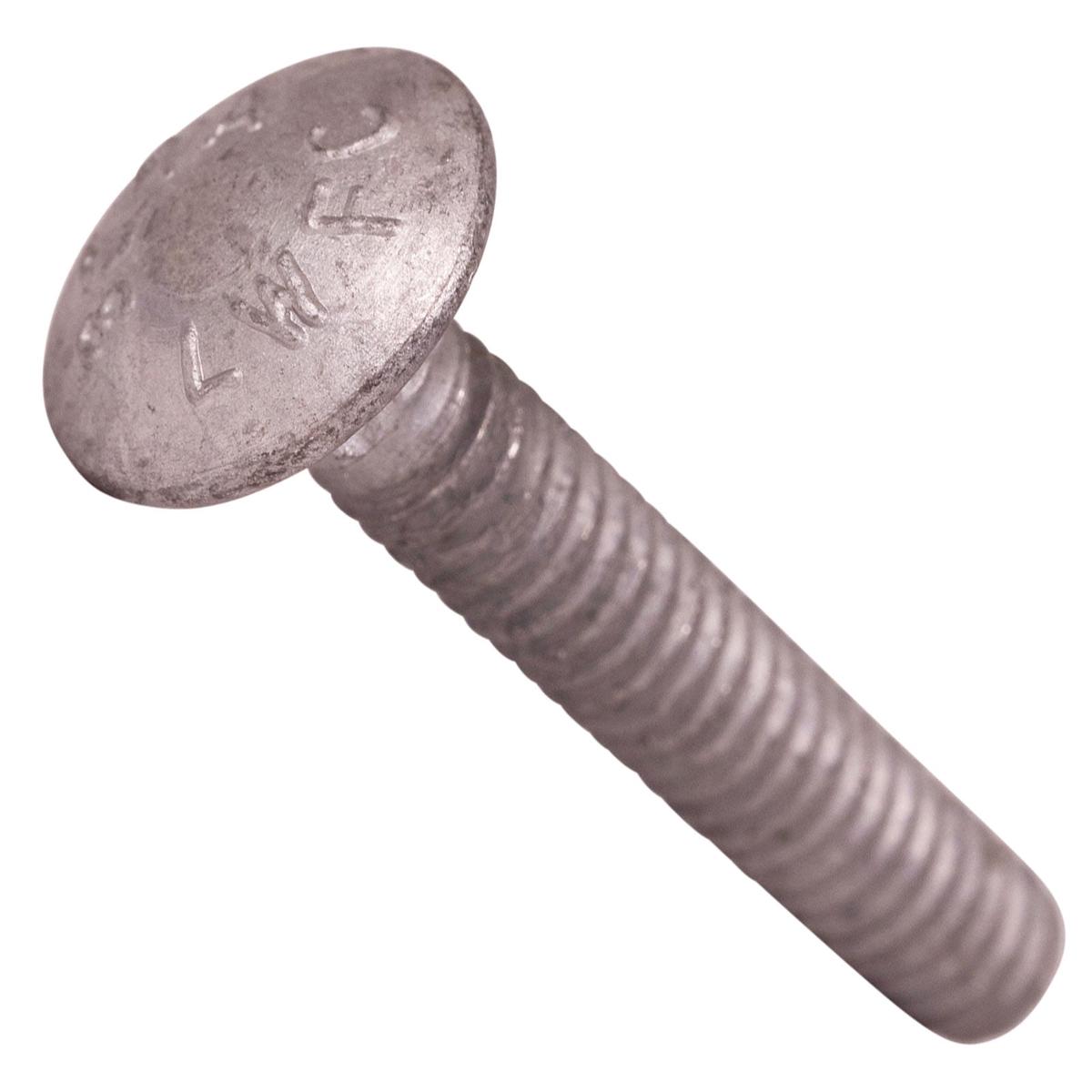Conquest 1/4" x 1-1/2" A307 Carriage Bolt - Hot Dip Galvanized