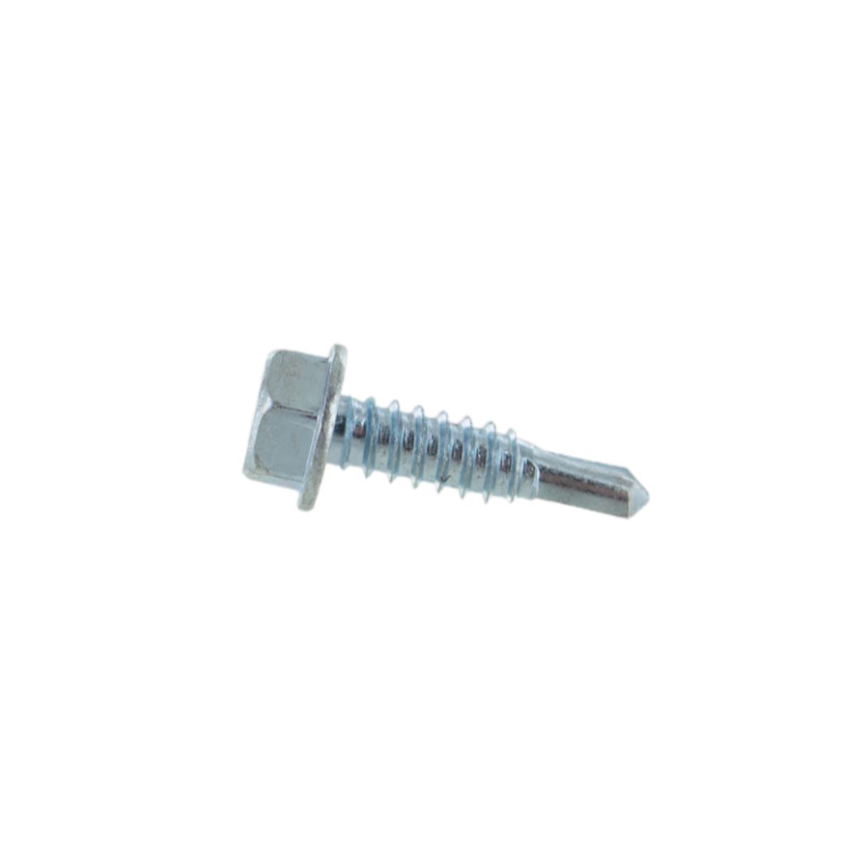 ST Fastening 1/4-14 x 1" Self-Drilling HWH Steelbinder Metal Screw - Electro-Galvanized | Qty. 2,500 (Carton)