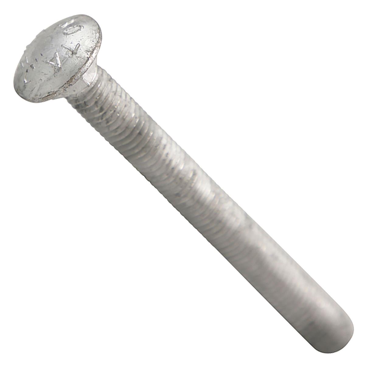 Conquest 1/2" x 5" A307 Carriage Bolt - Hot Dip Galvanized
