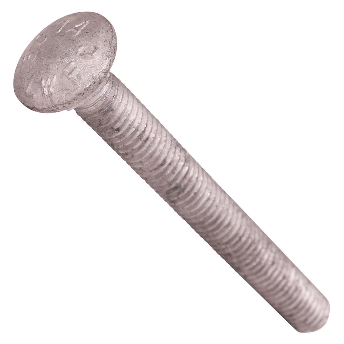Conquest 3/8" x 3-1/2" A307 Carriage Bolt - Hot Dip Galvanized | Qty. 350 (Carton)